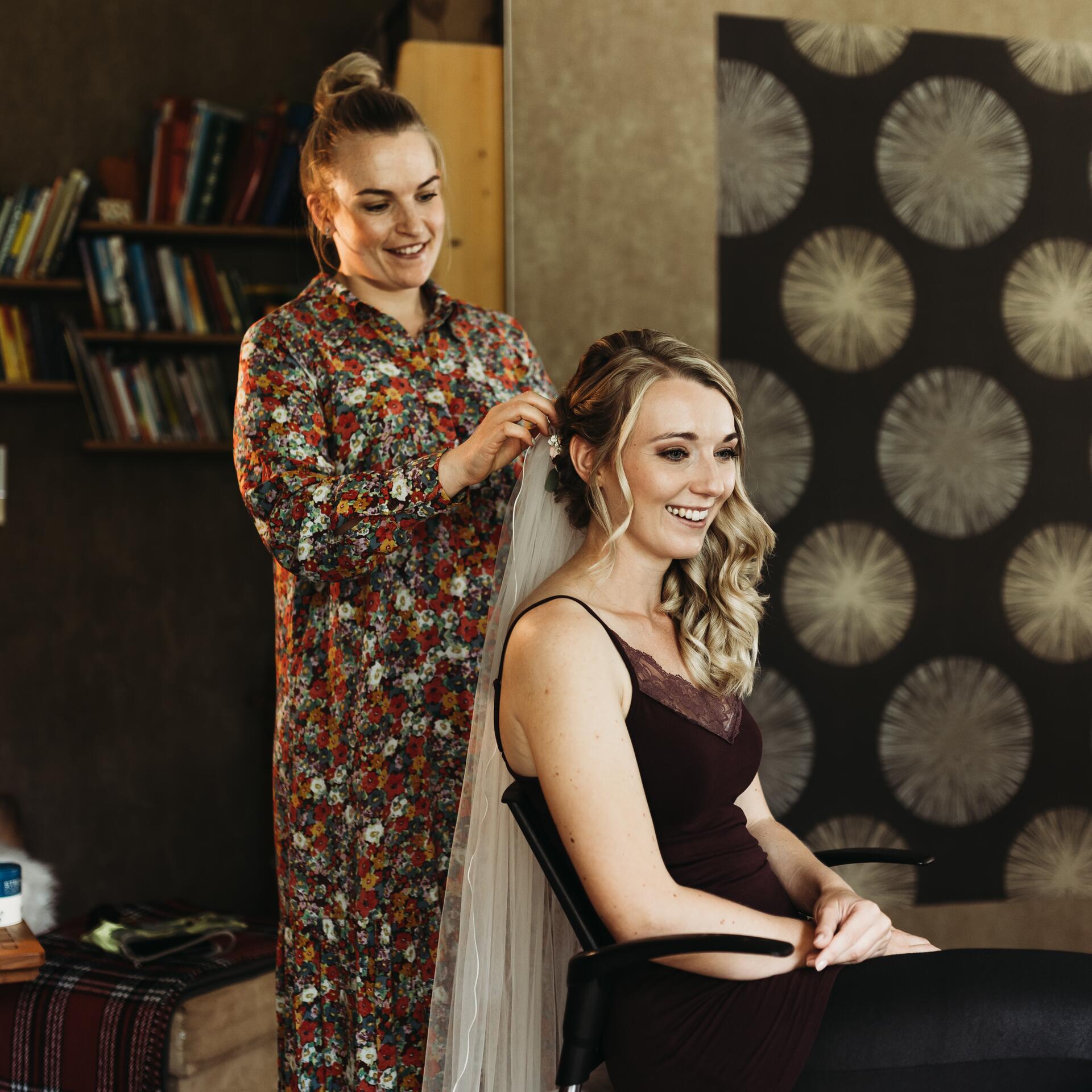 Getting Ready der Braut